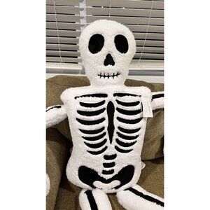 Isaac Mizrahi | Holiday | Isaac Mizrahi Plush Skeleton Pillow 5ft